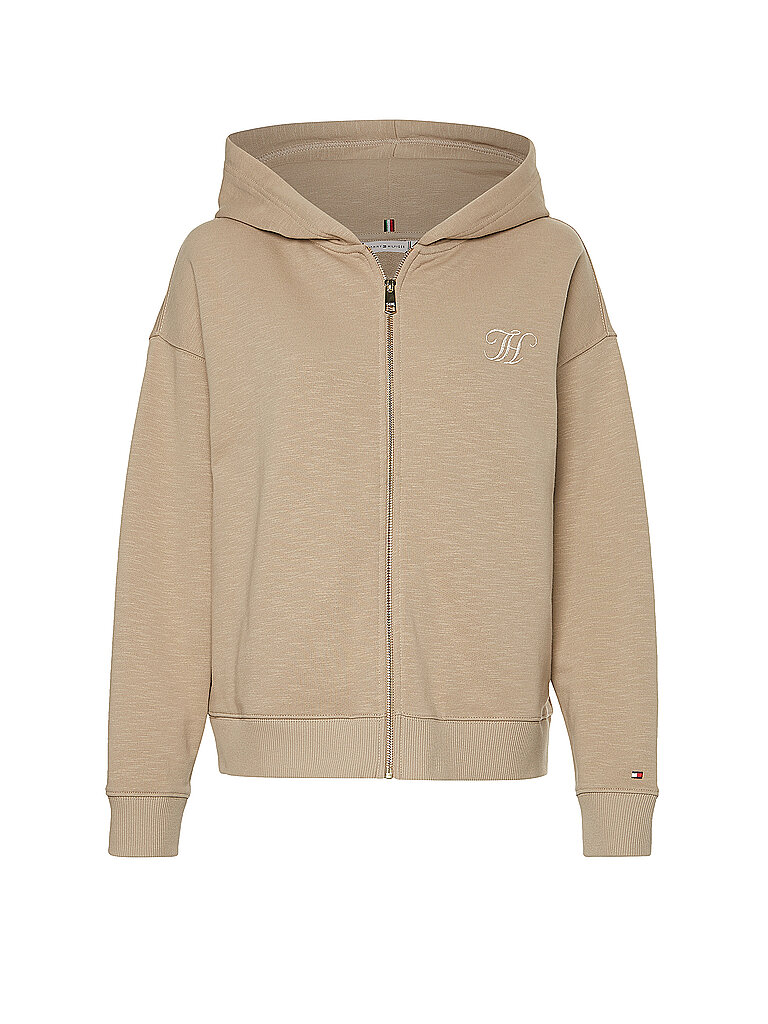 TOMMY HILFIGER Sweatweste Relaxed Fit  beige | S
